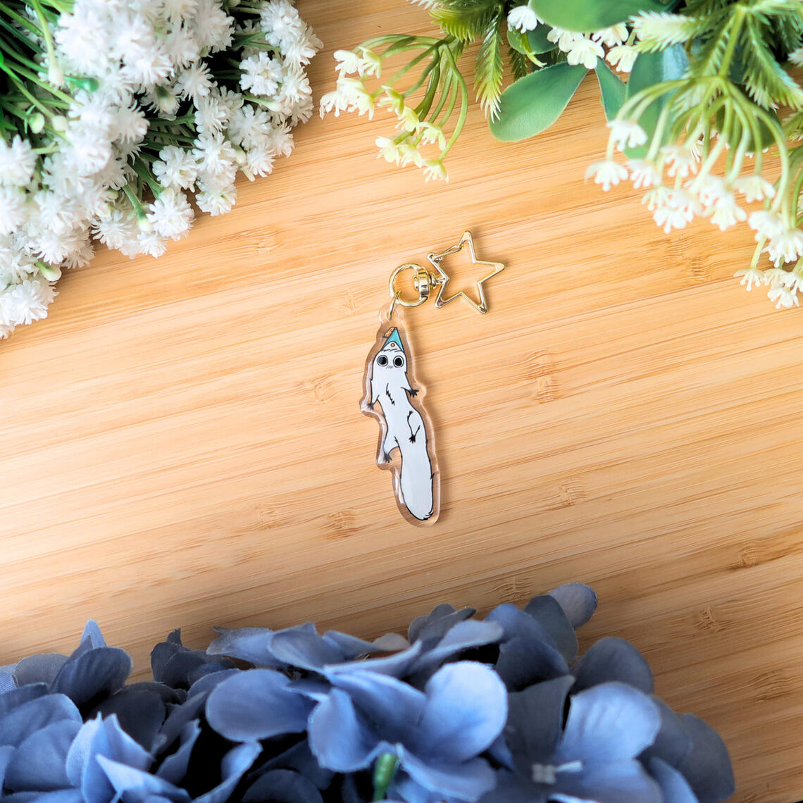 Brushbuddy keychain acrylic keychain epoxy finish on one side 3.000 HUF / 9 EUR