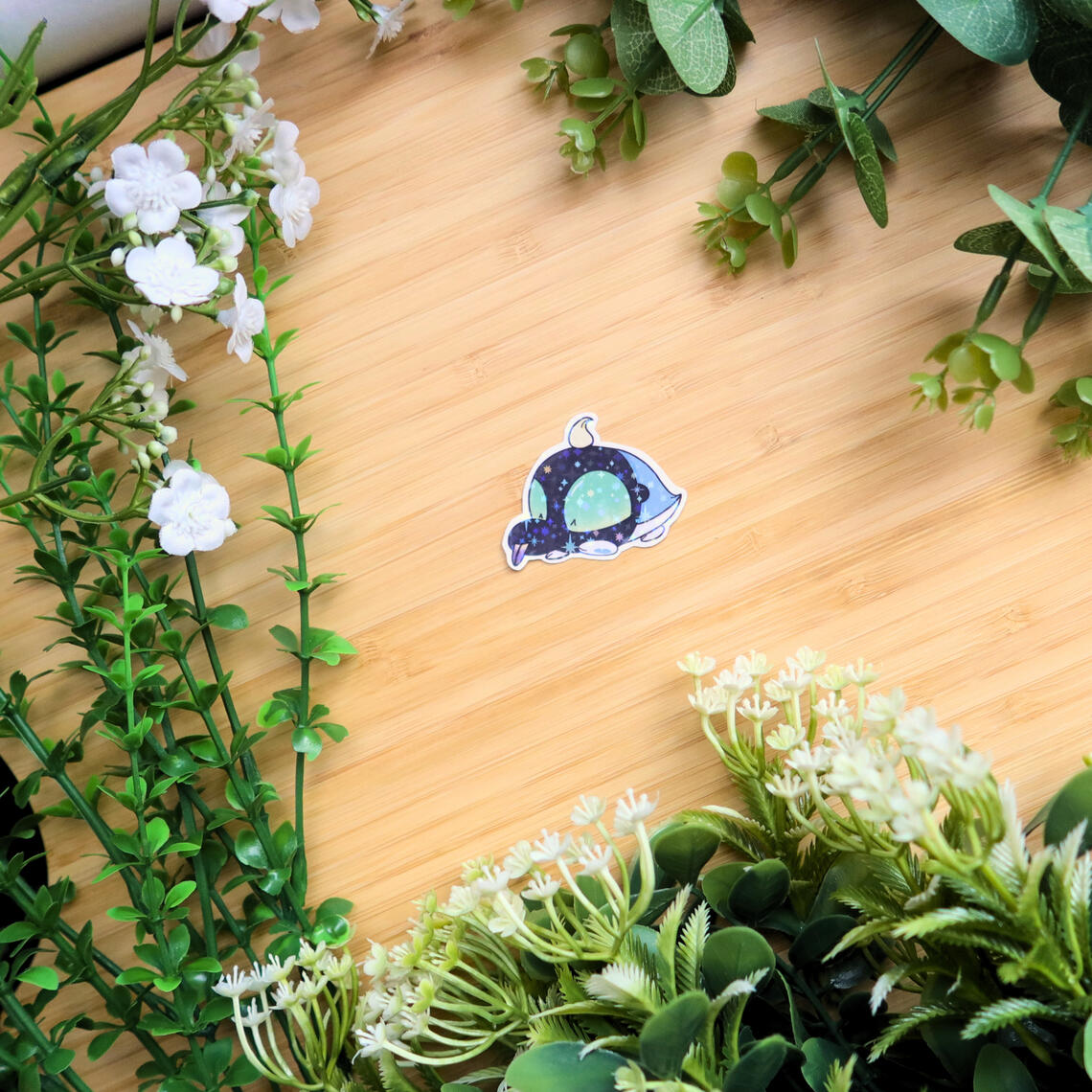 Glossy Shroodle glossy holographic sticker 400 HUF / 1.50 EUR