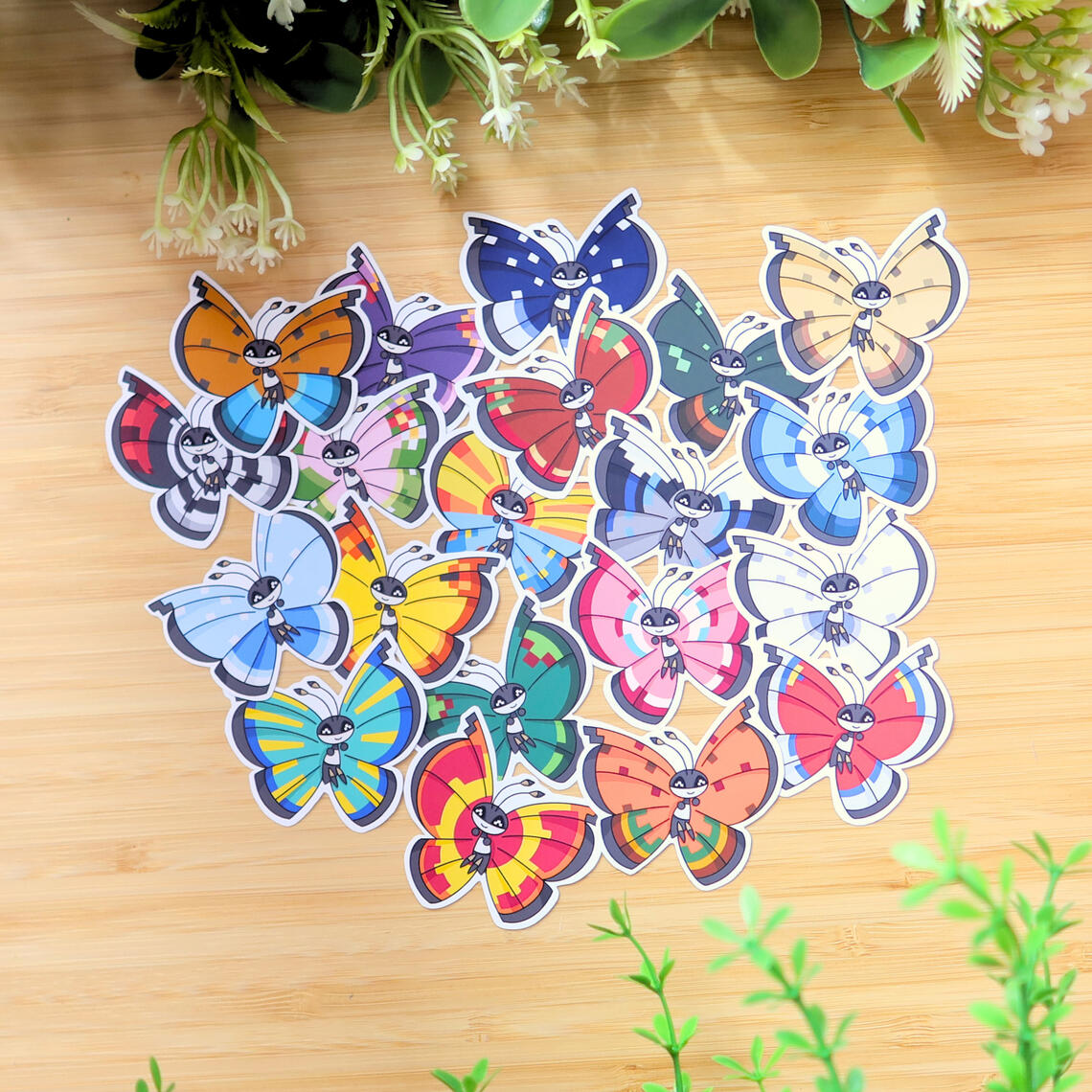 Vivillon sticker pack 20 matte stickers 5.500 HUF / 15.50 EUR