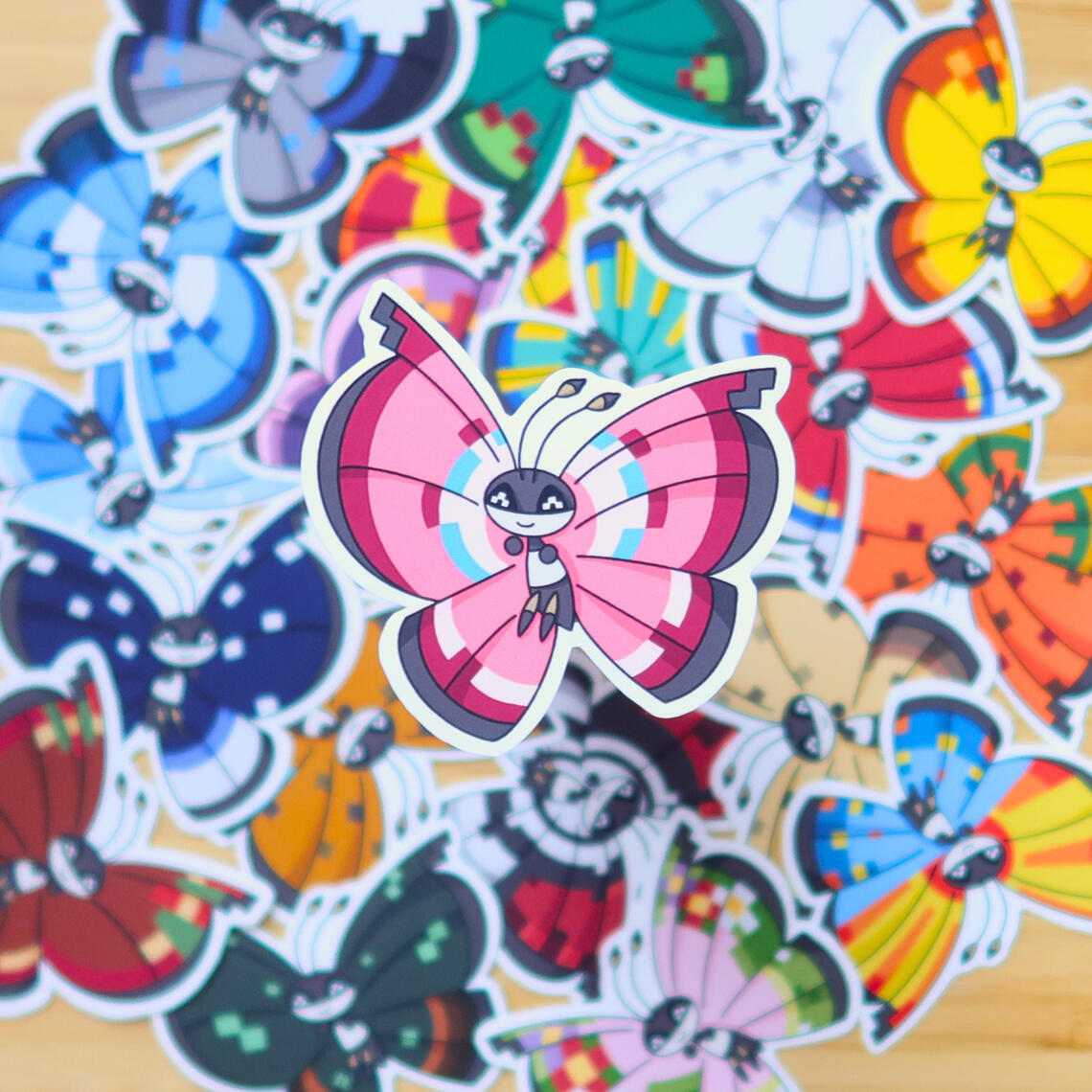 Vivillon matte sticker 300 HUF / 1 EUR